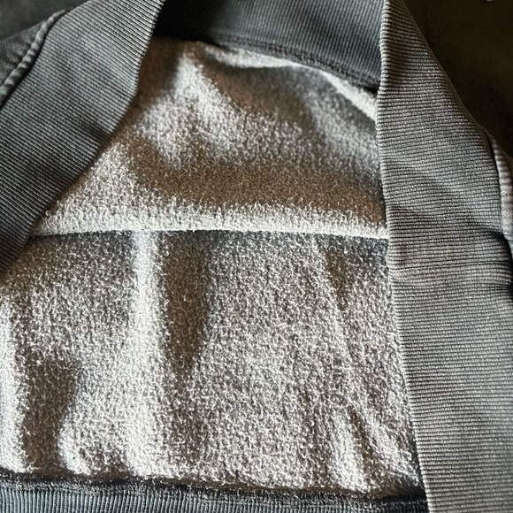 Zara Gray Sweatshirt with rhinestone Studded Design size small - Picture 3 of 6